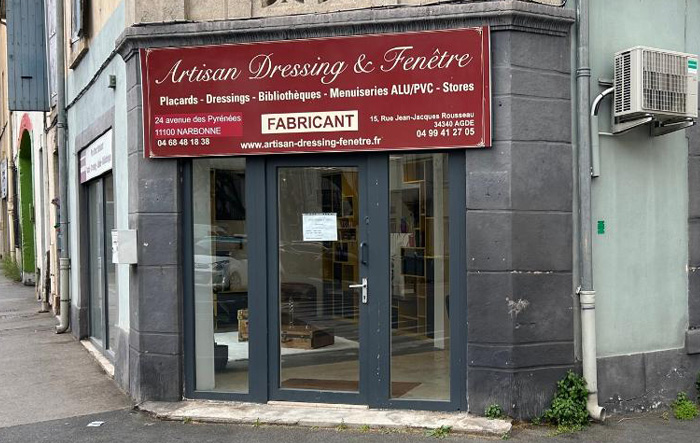 magasin Artisan Dressing et Fenêtre à Narbonne