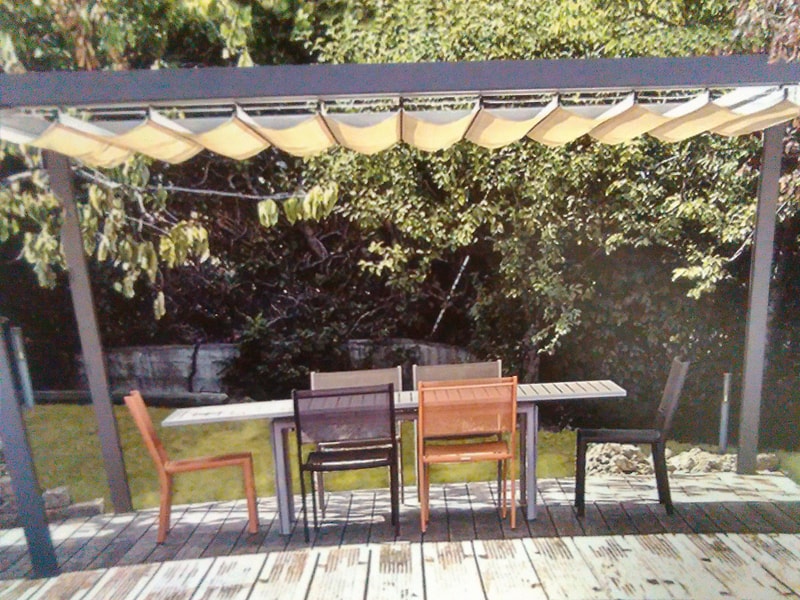 Pergola sur mesure au Cap d'Agde  